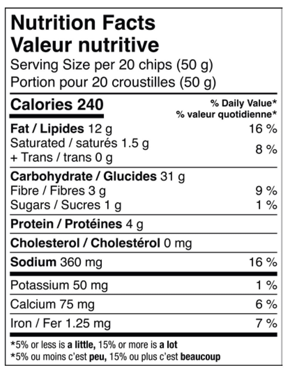 Organic Nacho Cheese Tortilla