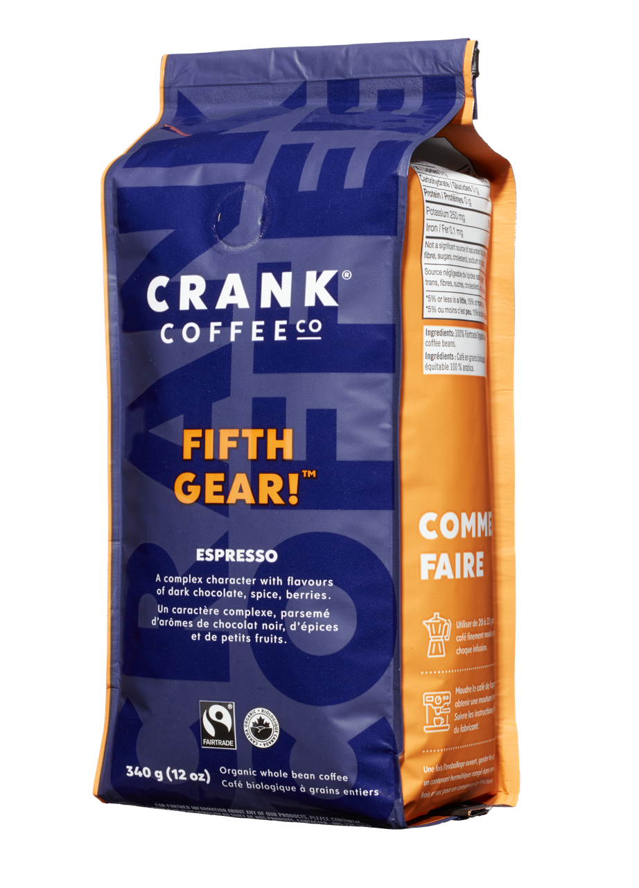 Fifth Gear!™ - Espresso Roast - Whole Bean