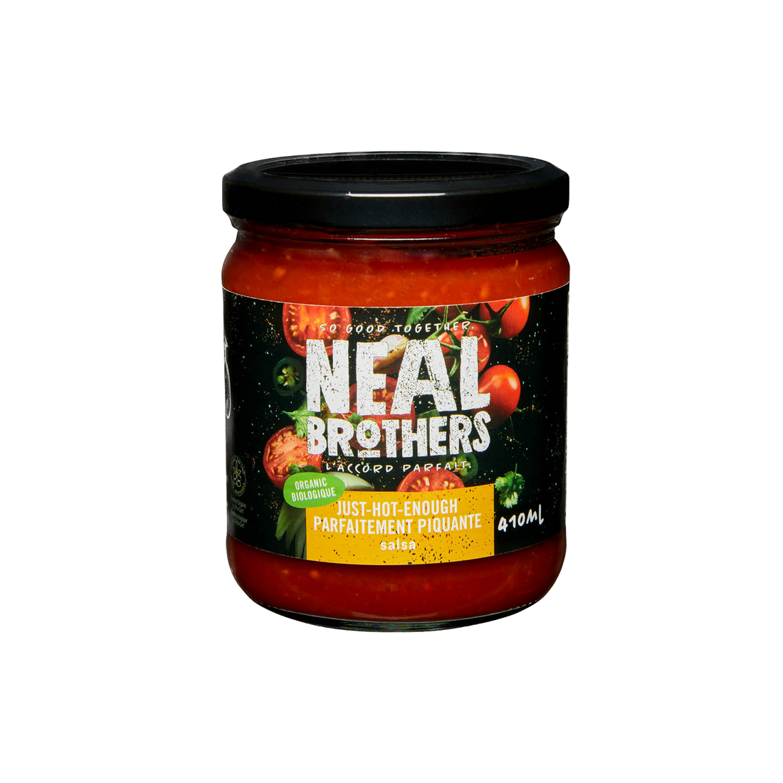 Organic Just‑Hot‑Enough Salsa